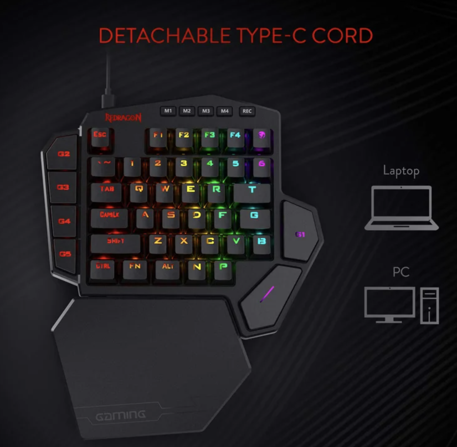 Клавиатура Redragon DITI K585 HE — изображение 4