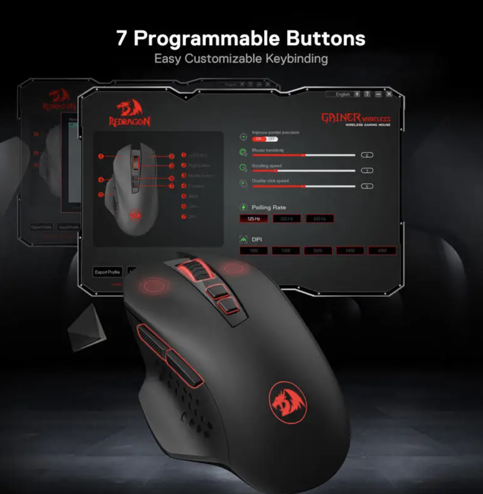 Мышь Redragon GAINER M656 MAX — изображение 3