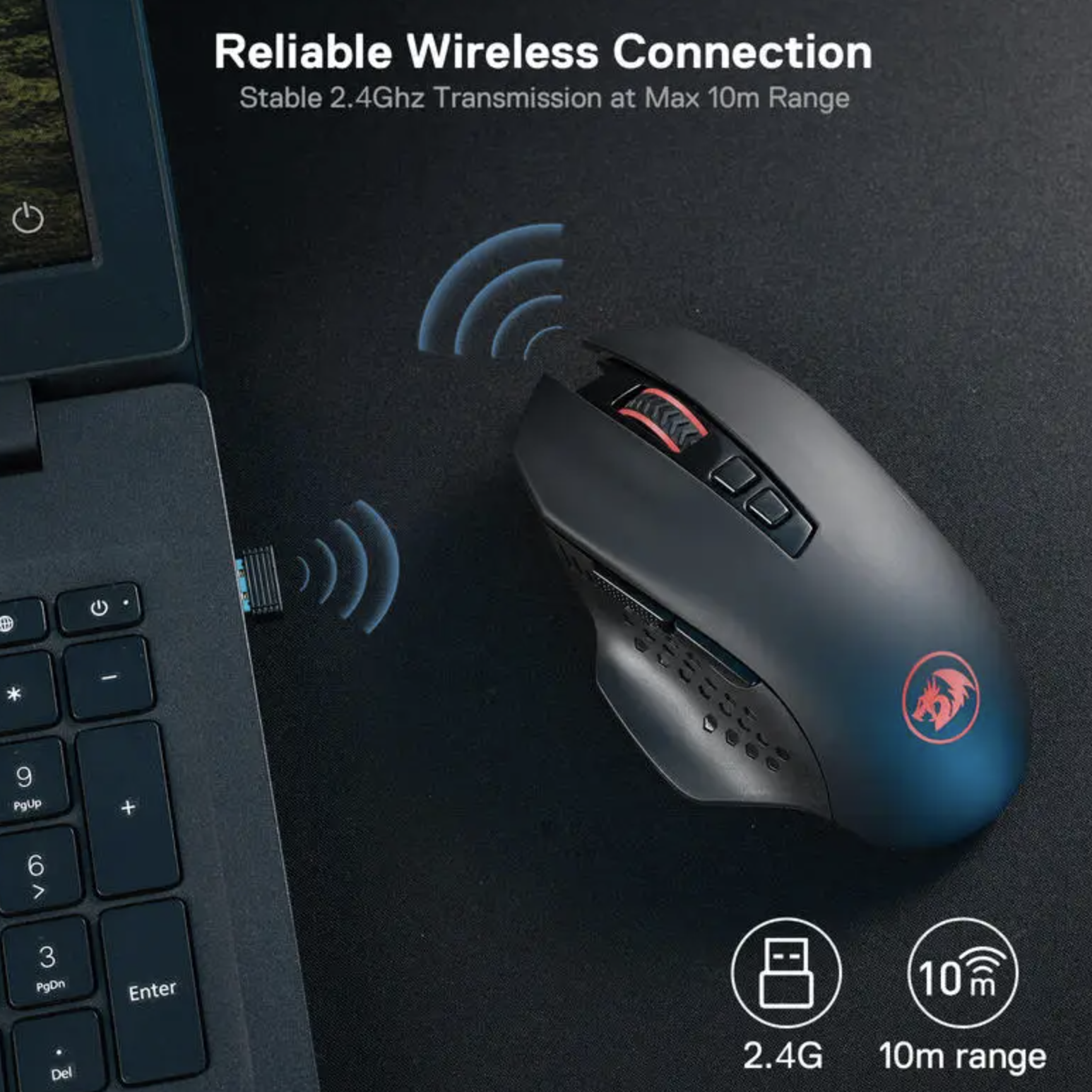 Мышь Redragon GAINER M656 MAX — изображение 6